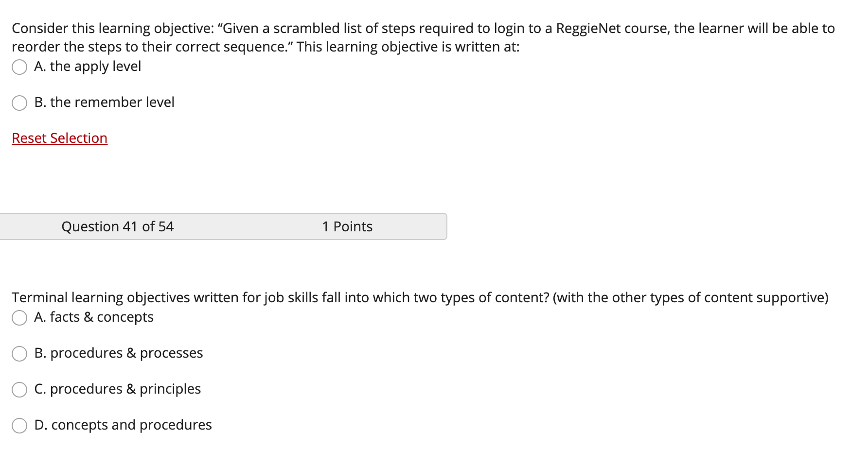 Solved Question 34 of 54 1 Points According to your | Chegg.com