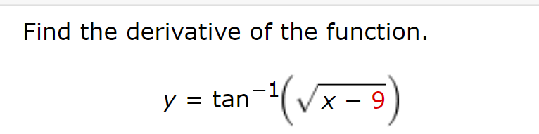 find the derivative of the function f x sin − 1 4x