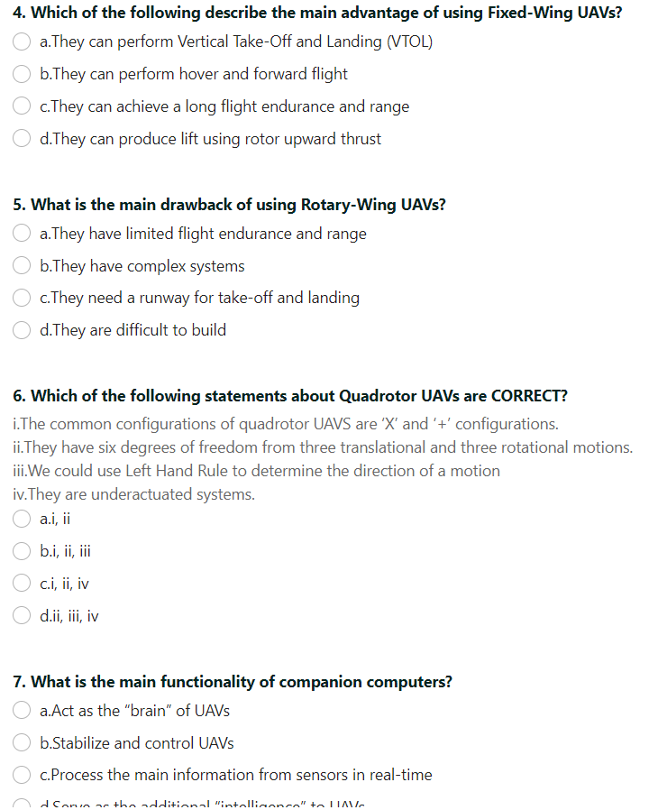 Solved 4 which of the following describe the main advantage chegg