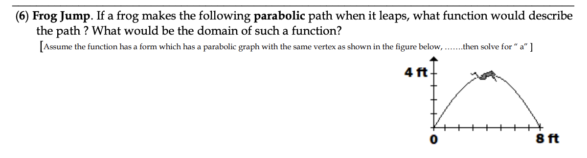Solved (6) Frog Jump. If a frog makes the following | Chegg.com