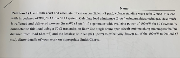 smith chart calculator