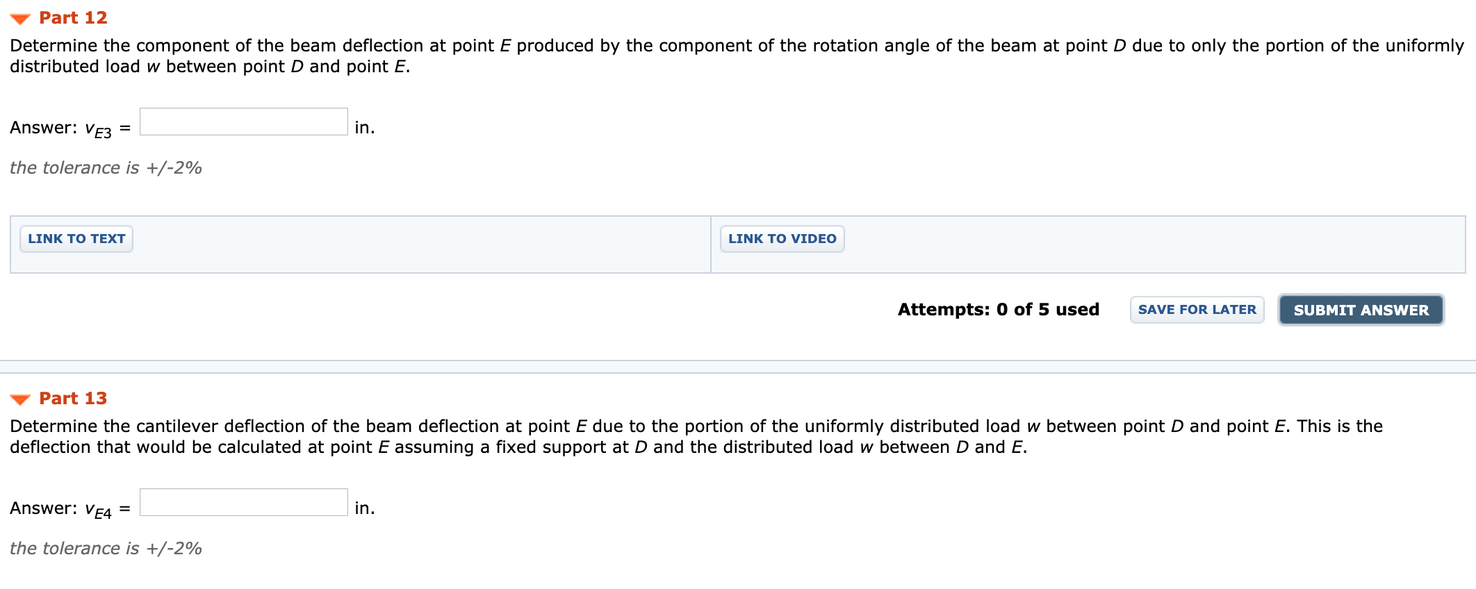 Part 1 The simply supported beam consists of a W21 x | Chegg.com