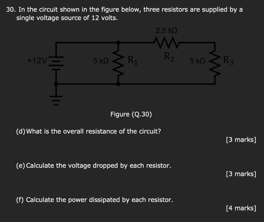 Solved 30. In The Circuit Shown In The Figure Below, Three | Chegg.com