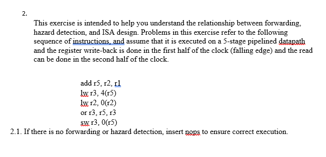 Solved This exercise is intended to help you understand the | Chegg.com