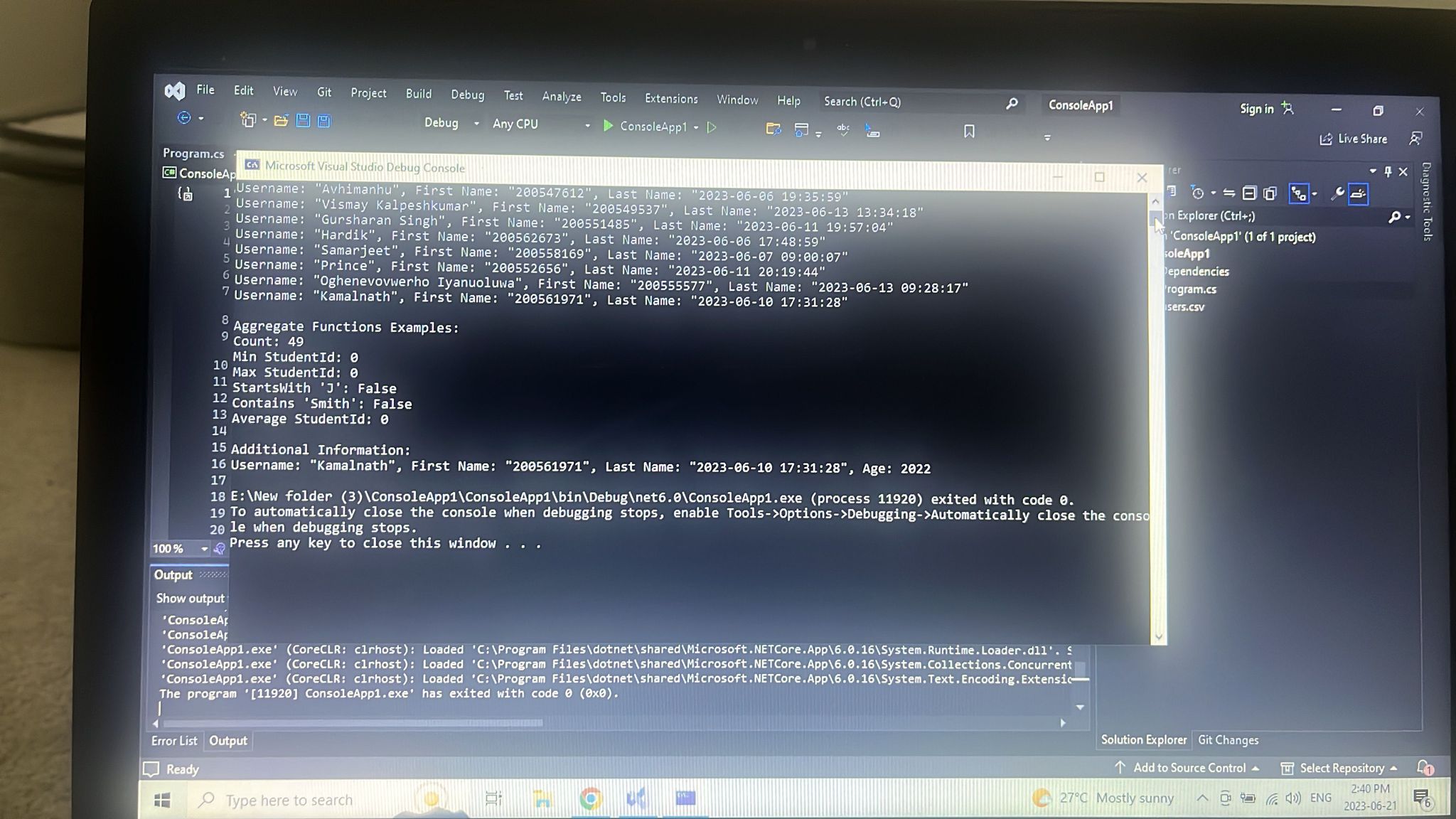 Solved In this program i need proper output in good iin | Chegg.com