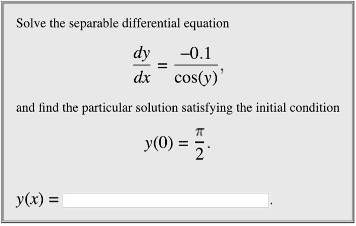 Solved These are differential equation problems. I am stuck | Chegg.com