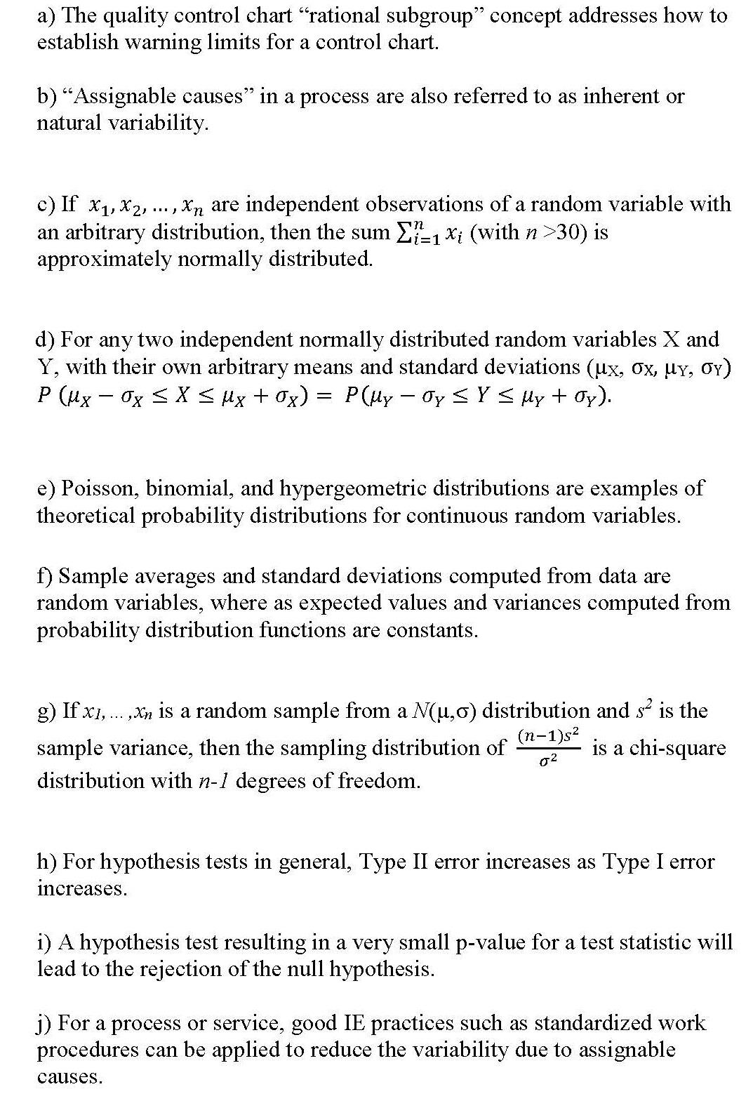 Solved A The Quality Control Chart Rational Subgroup C Chegg Com