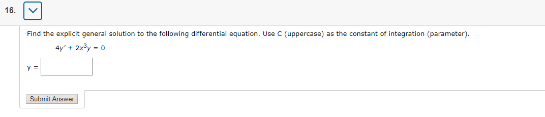 Solved Find the explicit general solution to the following | Chegg.com