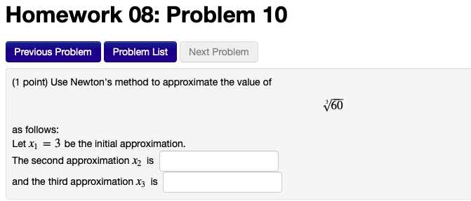 Solved Homework 08: Problem 9 Previous Problem Problem List | Chegg.com