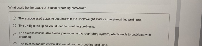 What Could Be the Cause of Sean's Breathing Problems - Sam-has-Richard