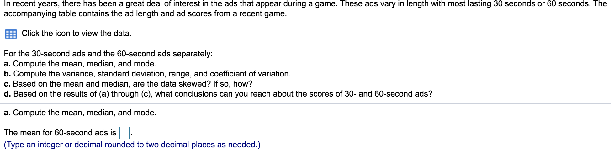 Solved In recent years, there has been a great deal of | Chegg.com