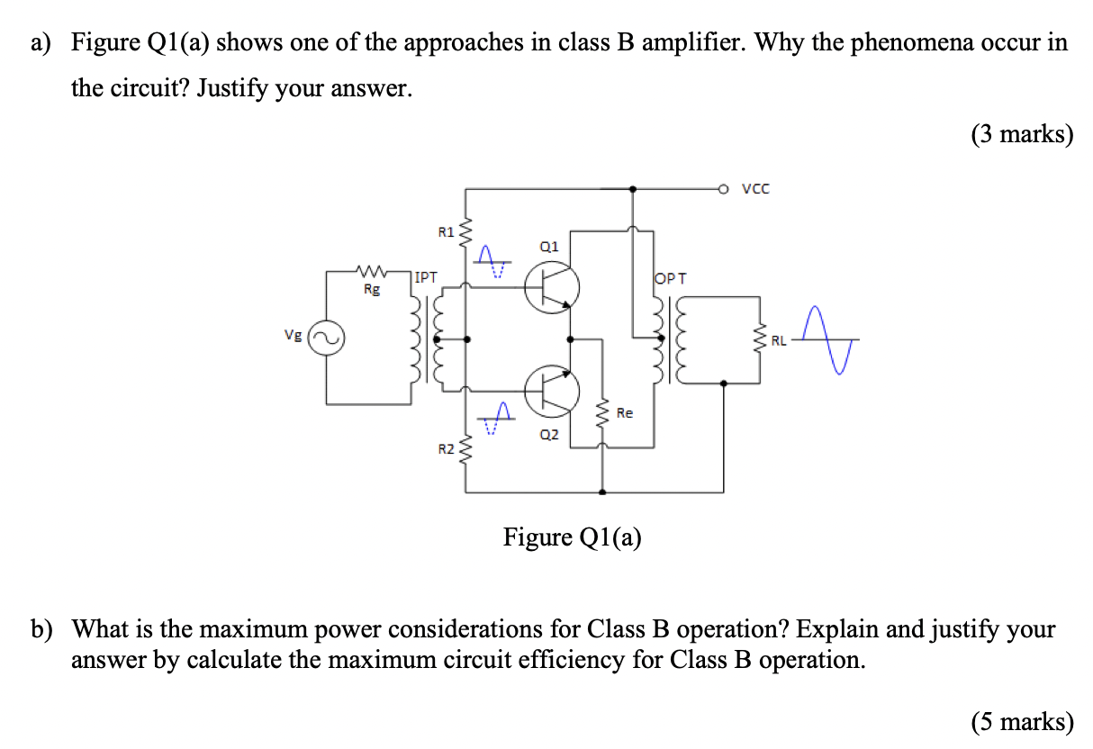 Solved a) Figure Q1(a) shows one of the approaches in class | Chegg.com