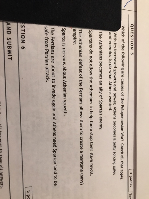 Solved QUESTION 5 3 points Save Which of the following are | Chegg.com