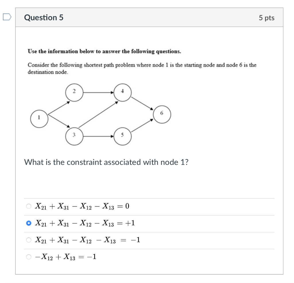 Solved D Question 5 5 pts Use the information below to | Chegg.com