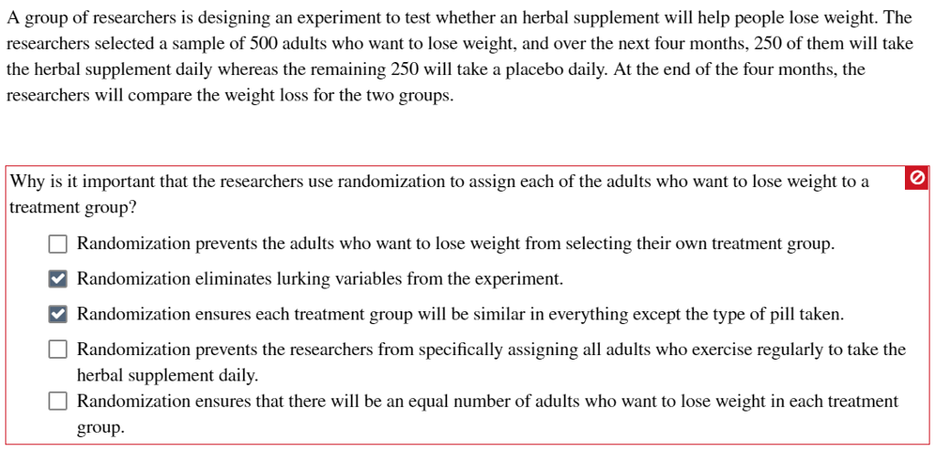 Solved A group of researchers is designing an experiment to | Chegg.com