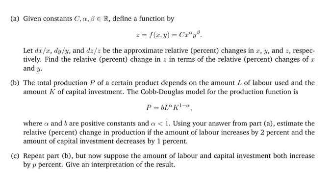 Solved A Given Constants C A 8 R Define A Function By Chegg Com Solved A Given Constants C A 8 R Define A Function By Chegg Com