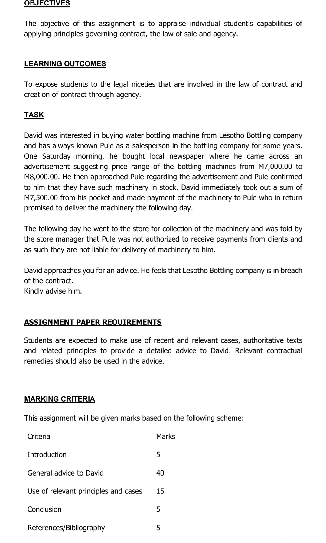 OBJECTIVES The objective of this assignment is to | Chegg.com