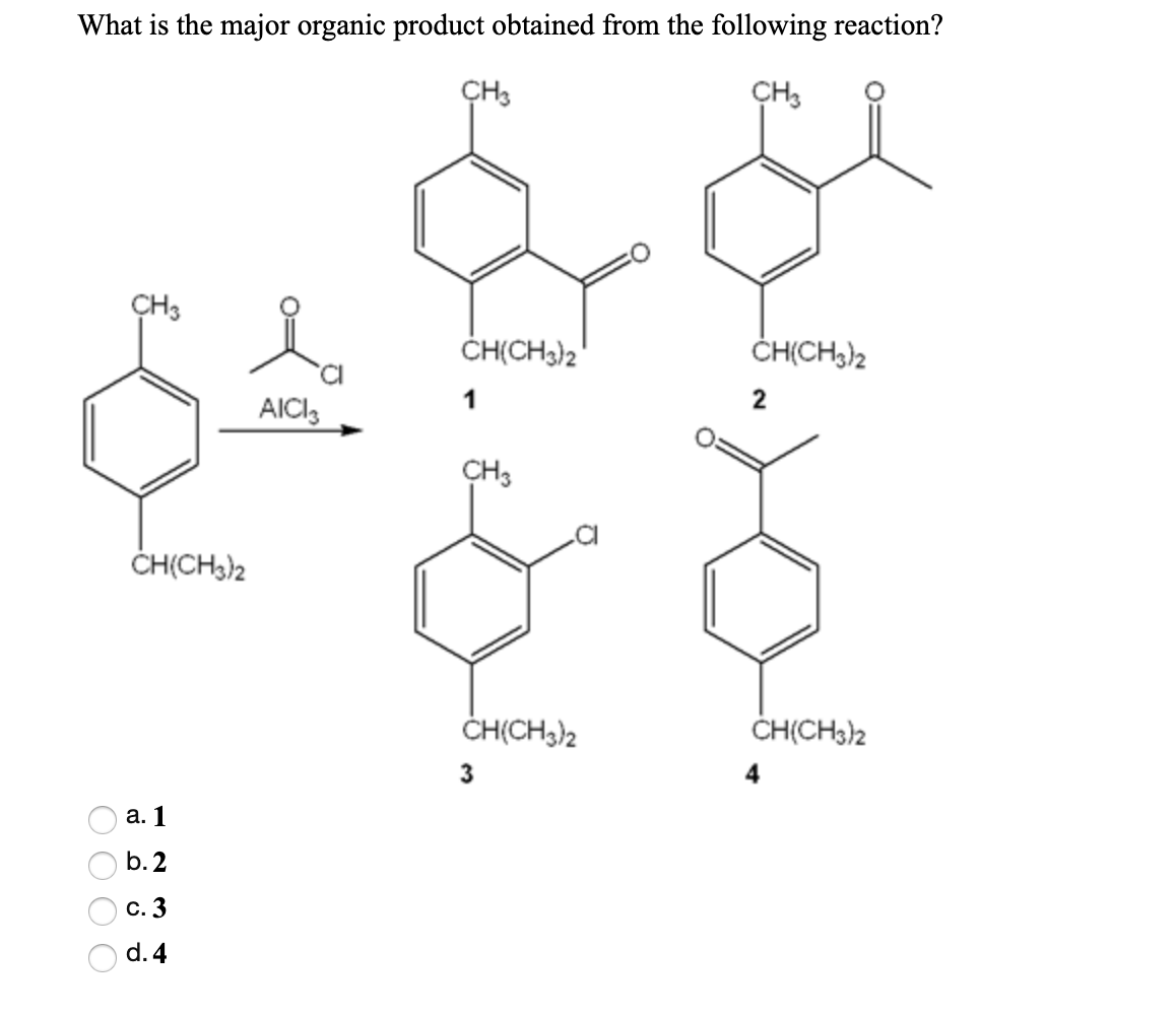 Solved What Is The Major Organic Product Obtained From The Chegg Com