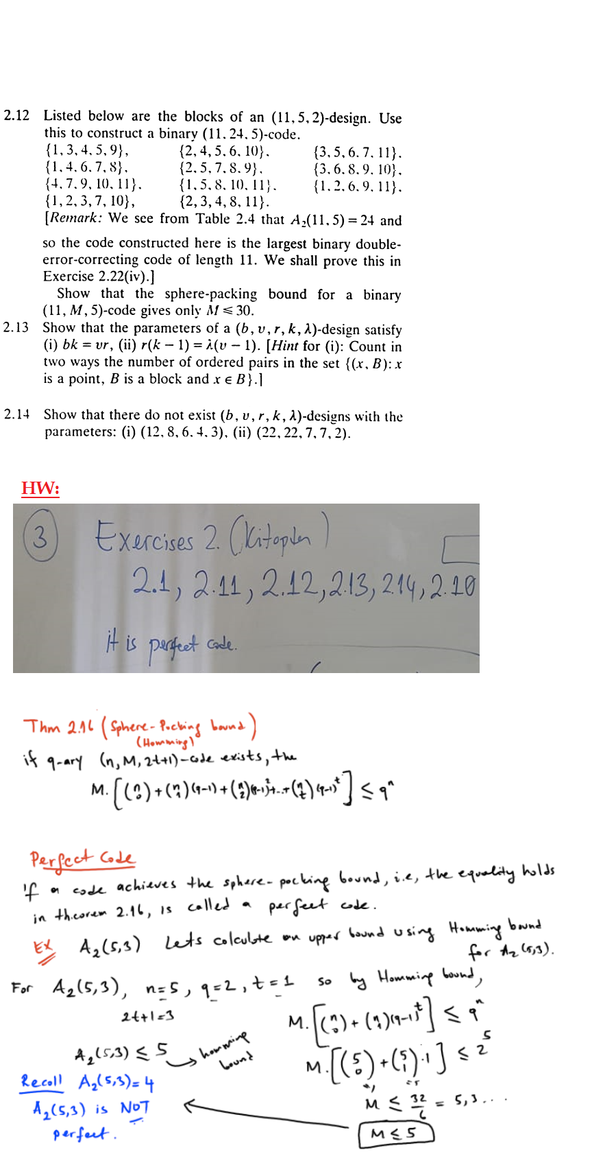 Solved 2.12 Listed below are the blocks of an | Chegg.com