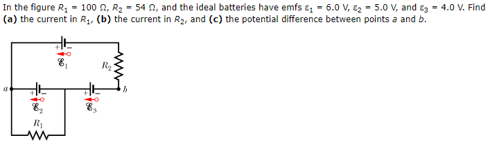 Solved In the figure R1-100 Ω, R2-54 Ω, and the ideal | Chegg.com