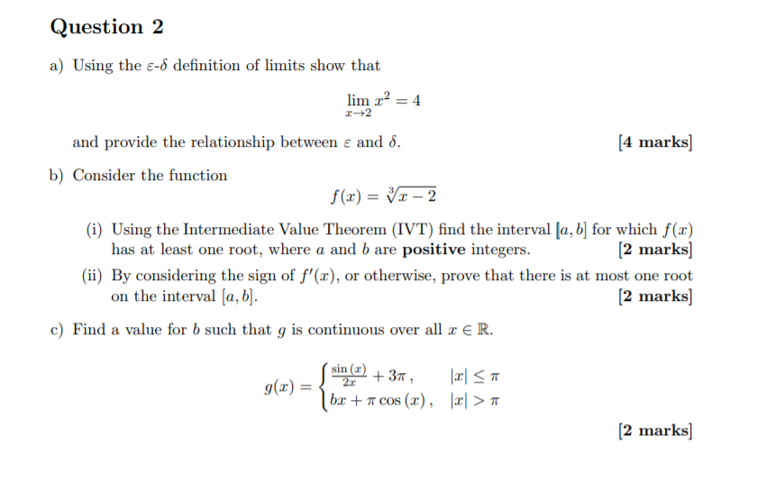 solved-question-2-a-using-the-definition-of-limits-show-chegg