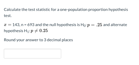 population proportion hypothesis test calculator
