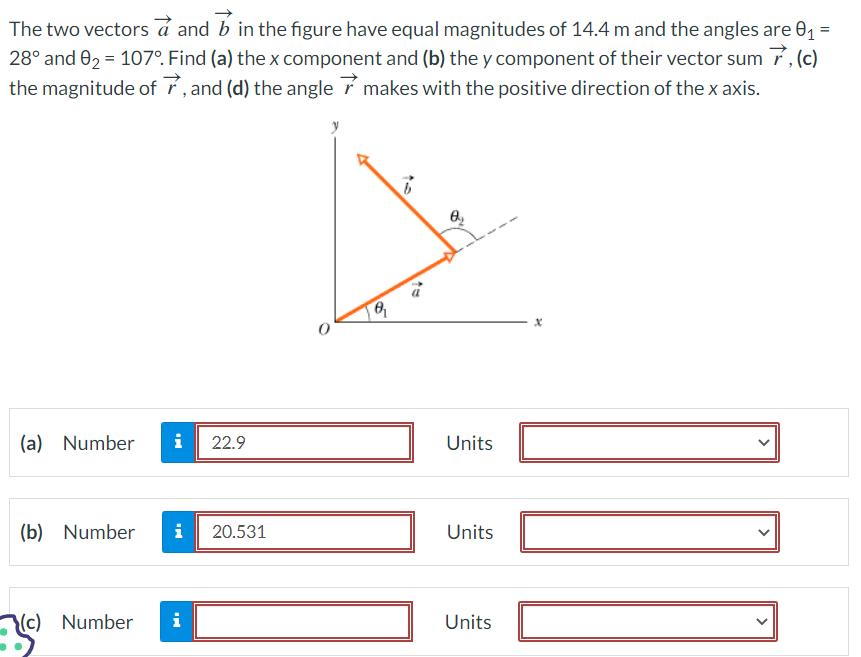 Solved The Two Vectors A And B In The Figure Have Equal | Chegg.com