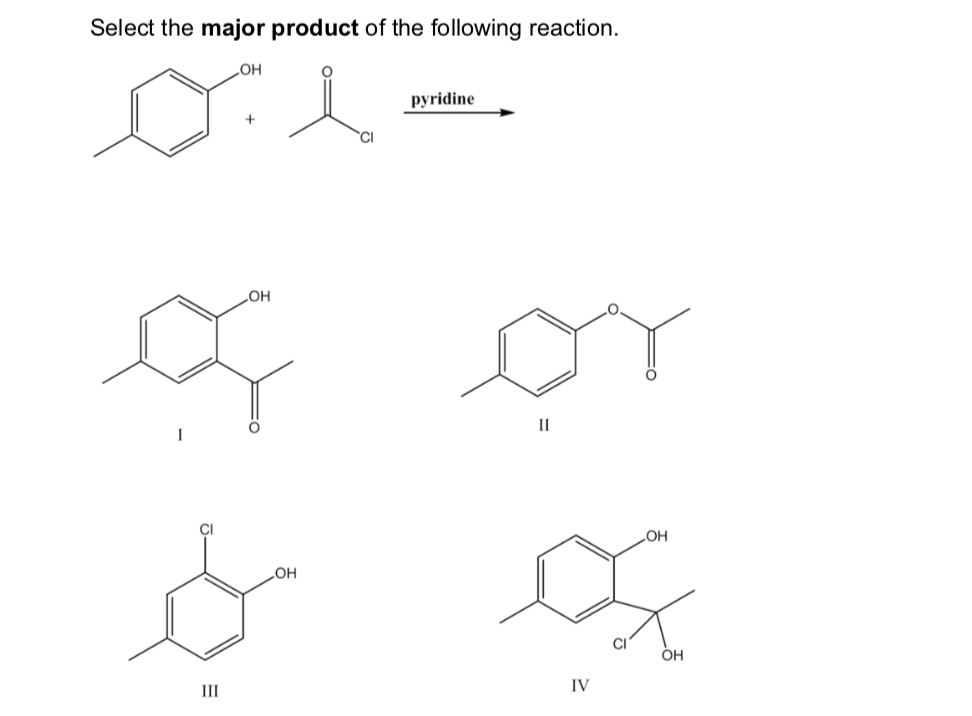 What Is The Major Product Of The Following Reaction Chegg