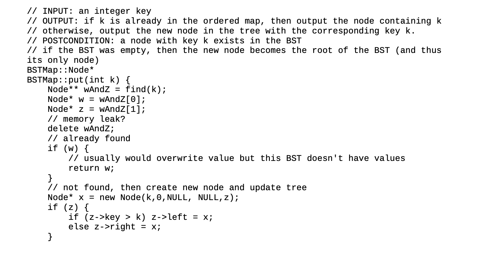 Overview • In the source code file provided: complete | Chegg.com