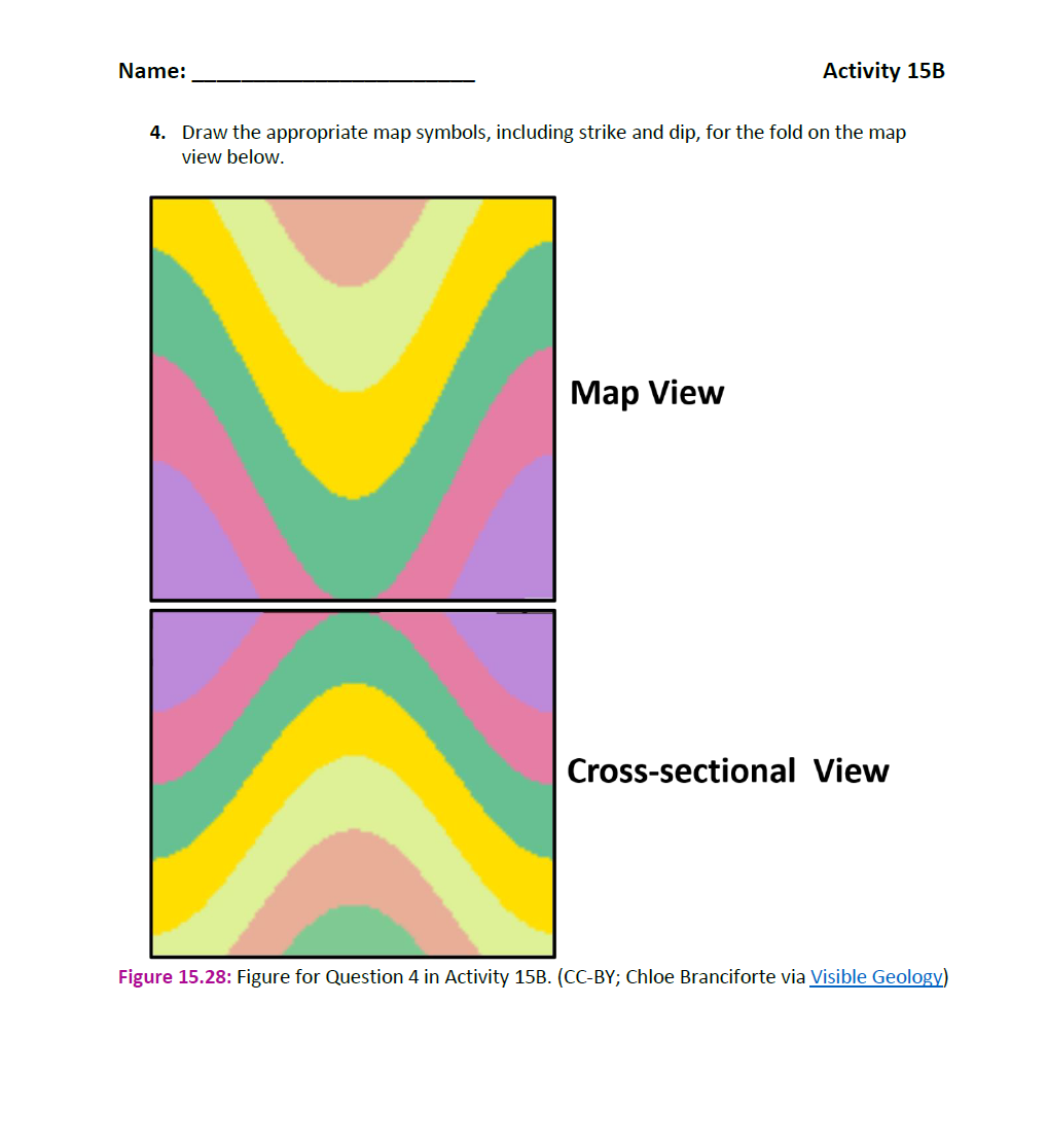 What Can You See In Both The Map View And The Cross Section View