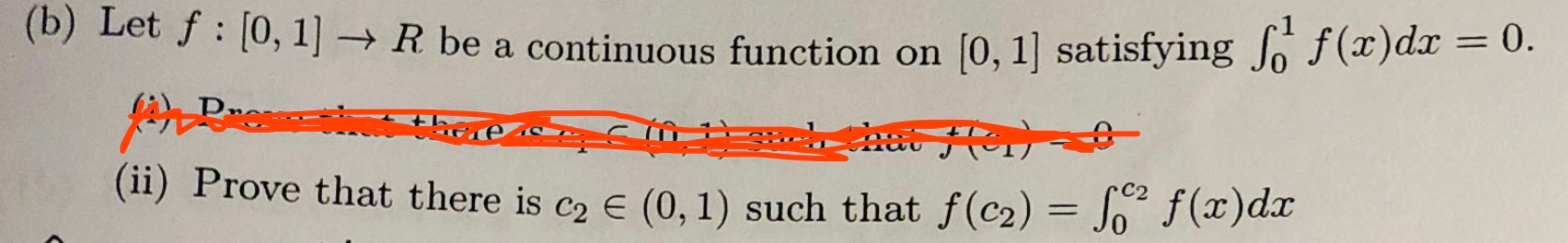 Solved B Let F [0 1] → R Be A Continuous Function On