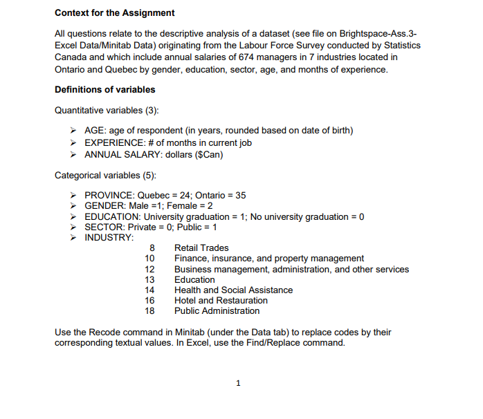 Context for the Assignment All questions relate to | Chegg.com