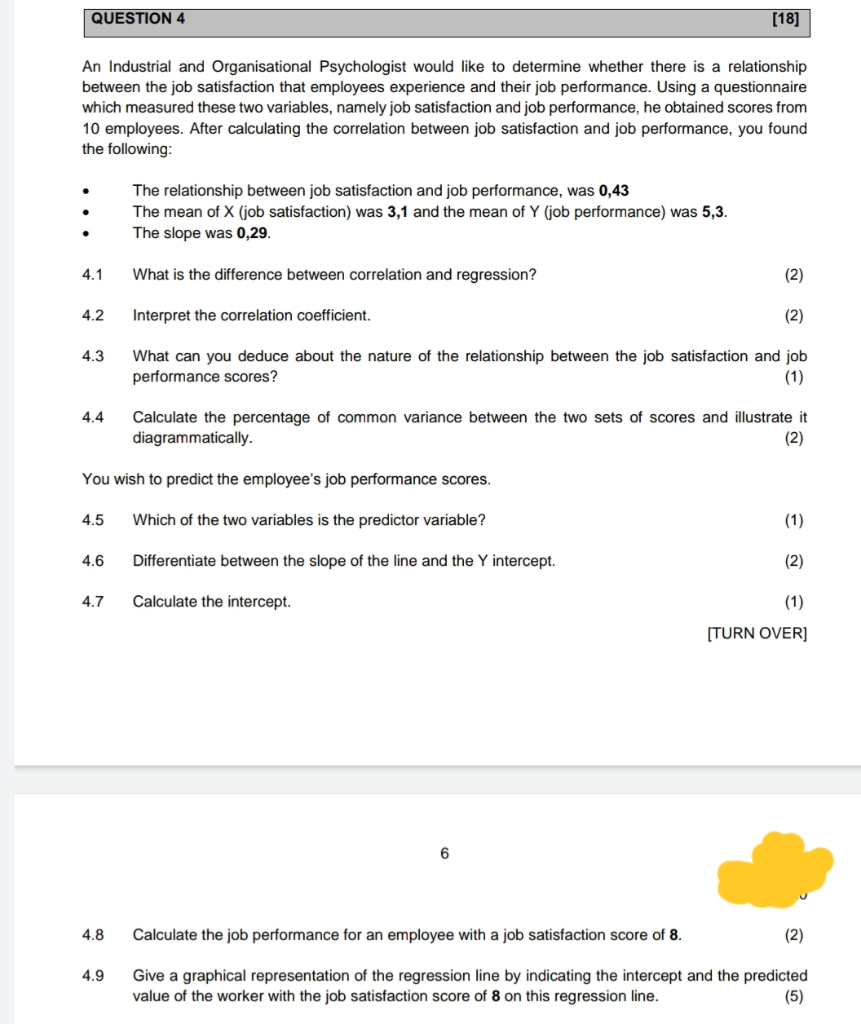 Solved QUESTION 4 [18] An Industrial And Organisational | Chegg.com