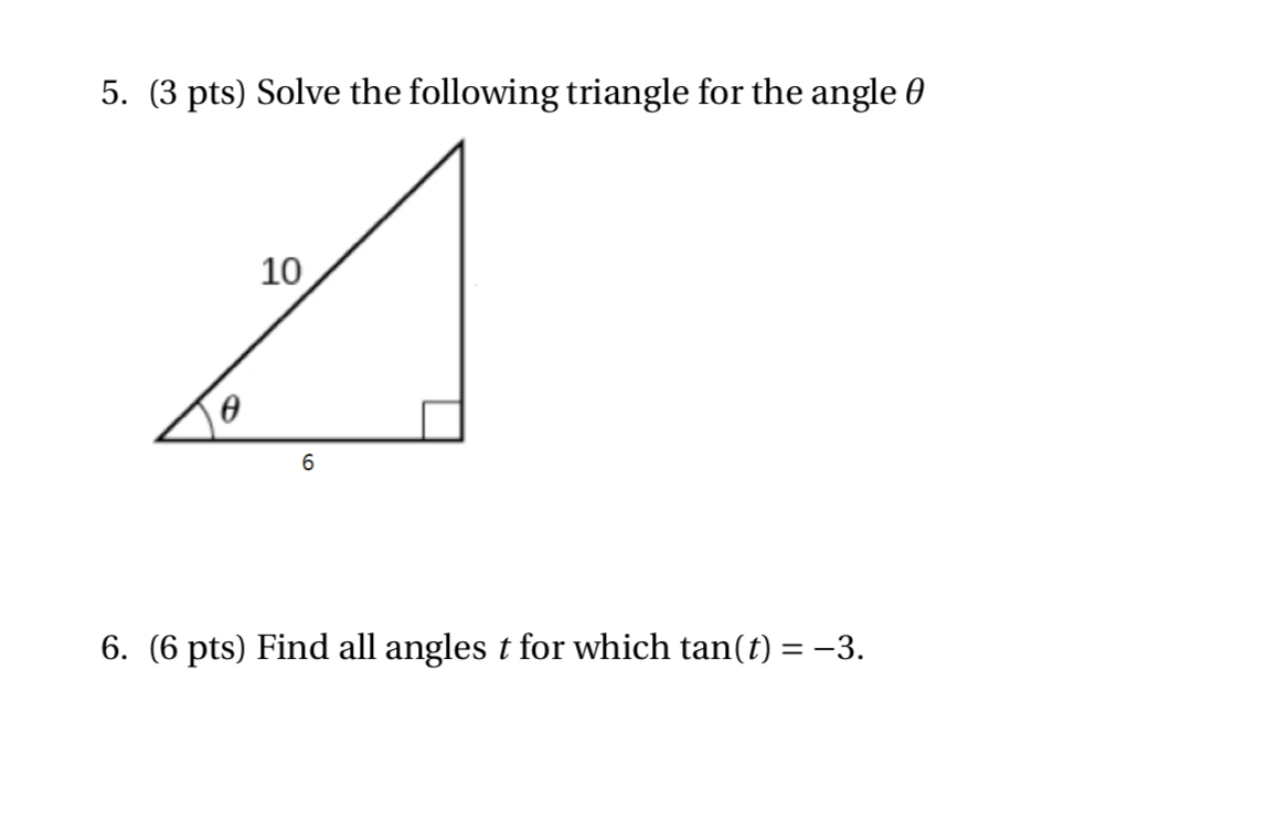 Trigonometry Recent Questions Chegg Com