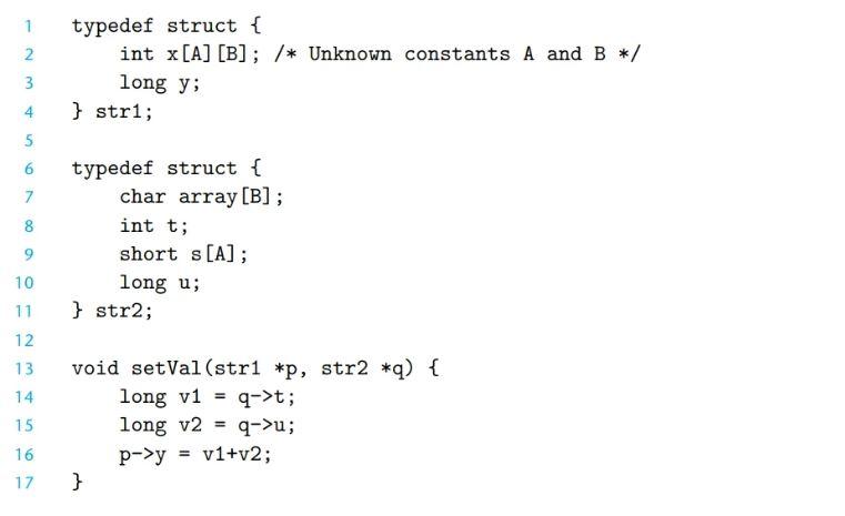 Solved In The Following Code, A And B Are Constants Defined | Chegg.com