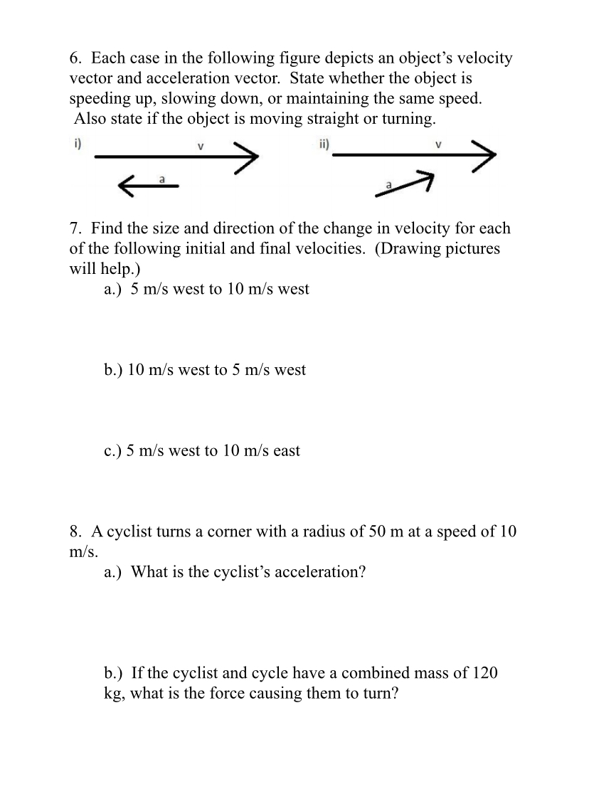 Solved 6. Each case in the following figure depicts an | Chegg.com