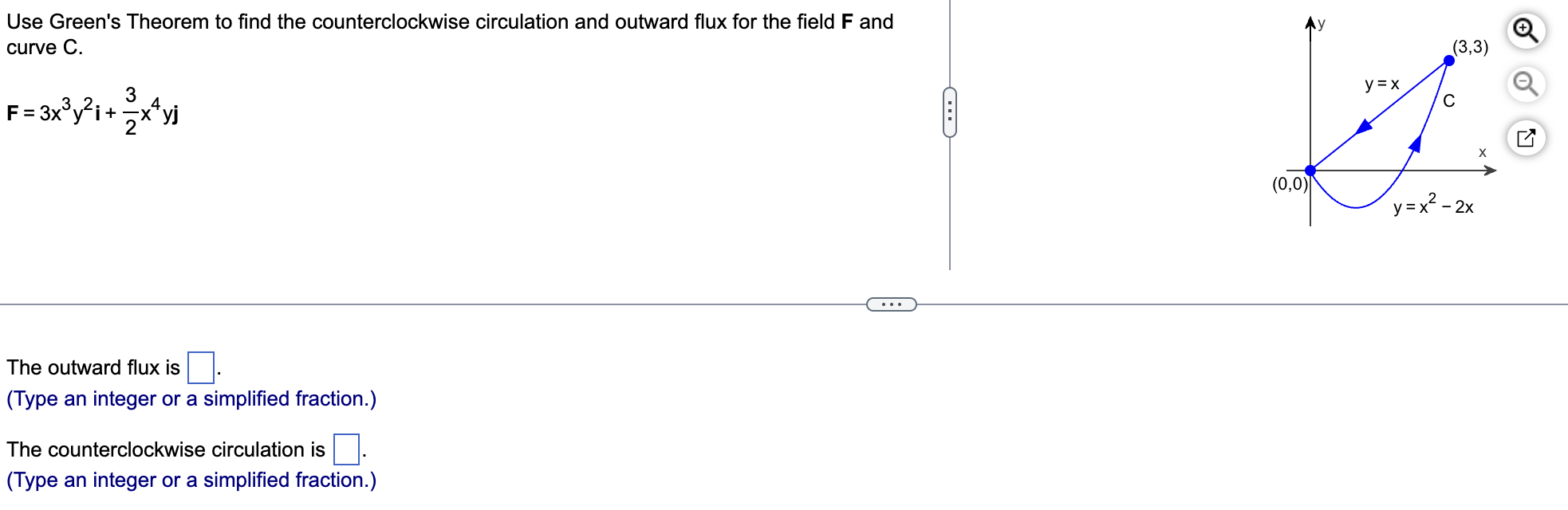 Solved Use Green's Theorem to find the counterclockwise | Chegg.com