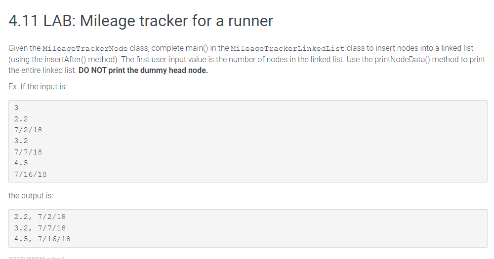 Solved 4.11 ﻿LAB: Mileage tracker for a runnerGiven the | Chegg.com