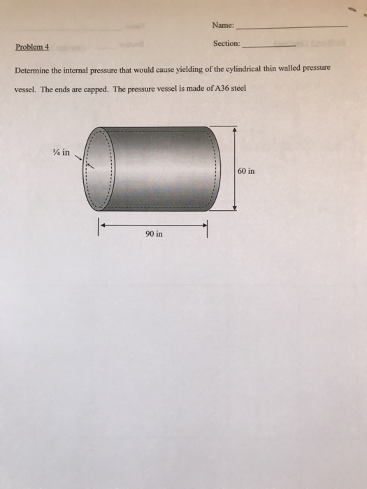 Solved Name: Section: Problem 4 Determine the internal | Chegg.com