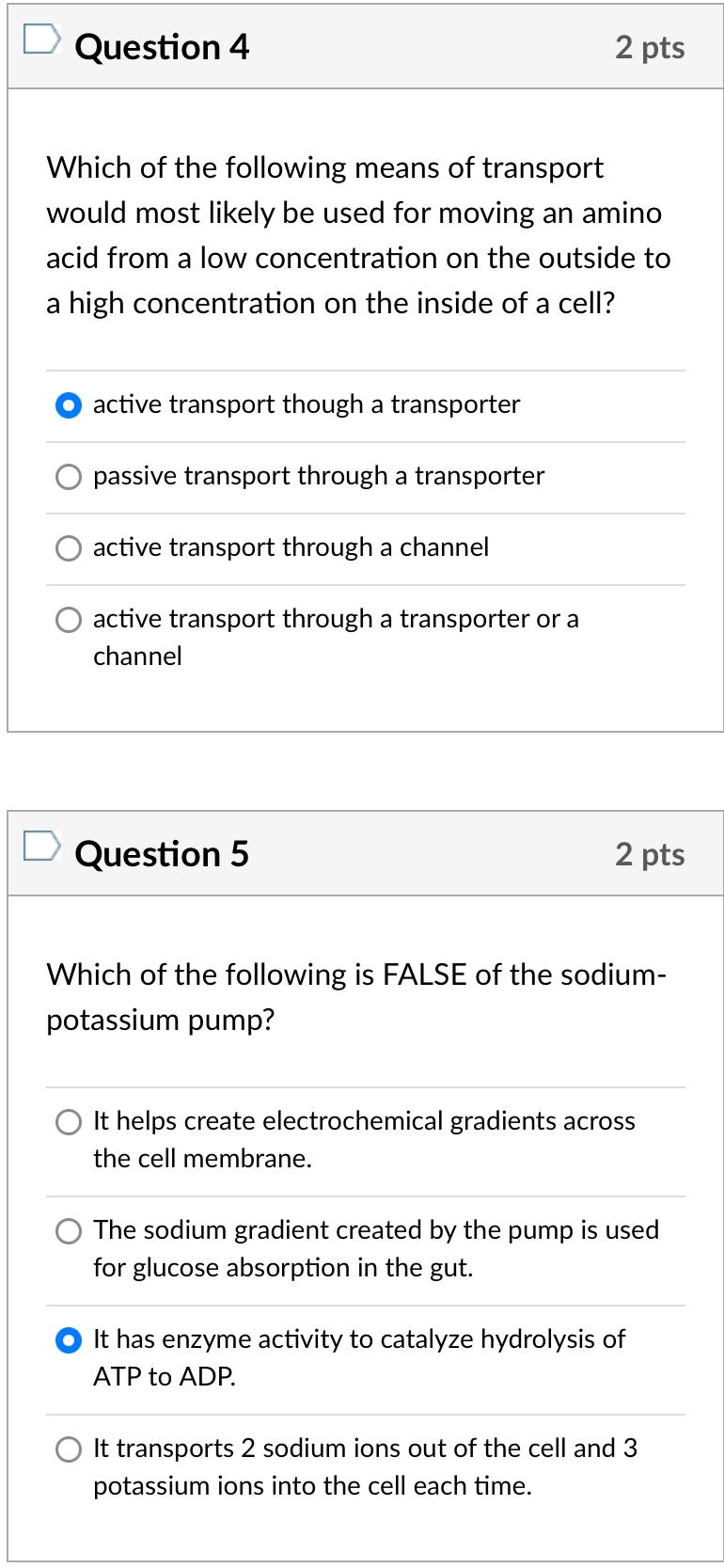 Solved Question 4 2 pts Which of the following means of | Chegg.com
