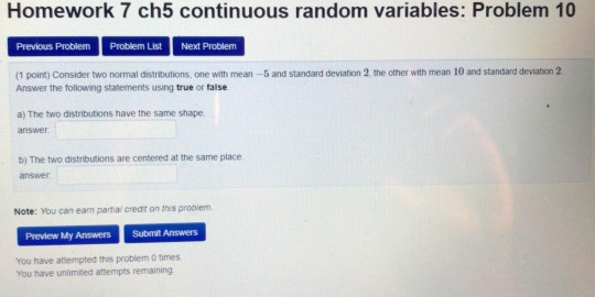 Solved Homework 7 ch5 continuous random variables: Problem 9 | Chegg.com