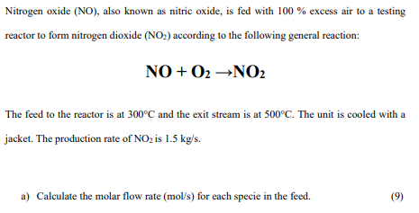 Solved Nitrogen oxide (NO), also known as nitric oxide, is | Chegg.com