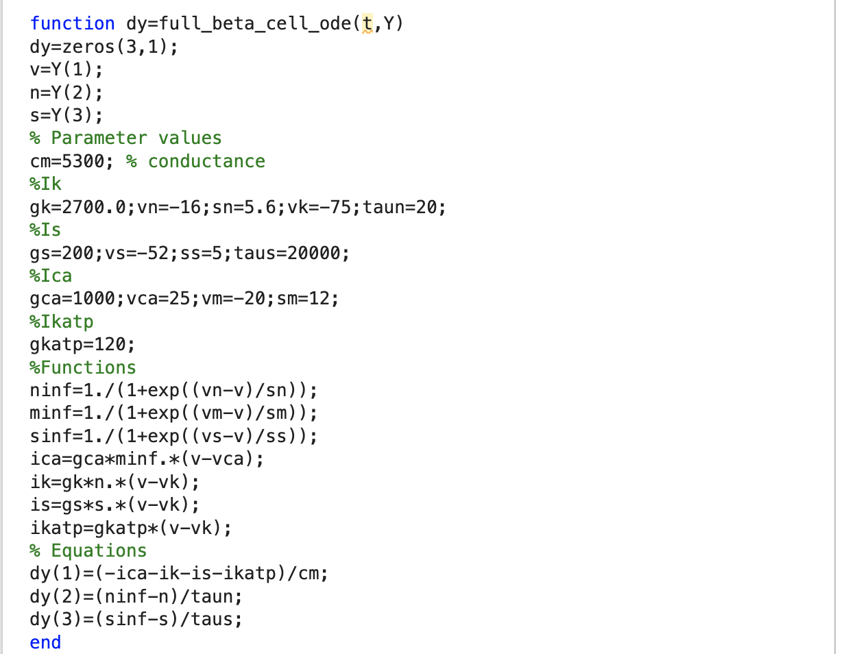 Solved (Computing) Using The MATLAB Files For The Full Model | Chegg.com