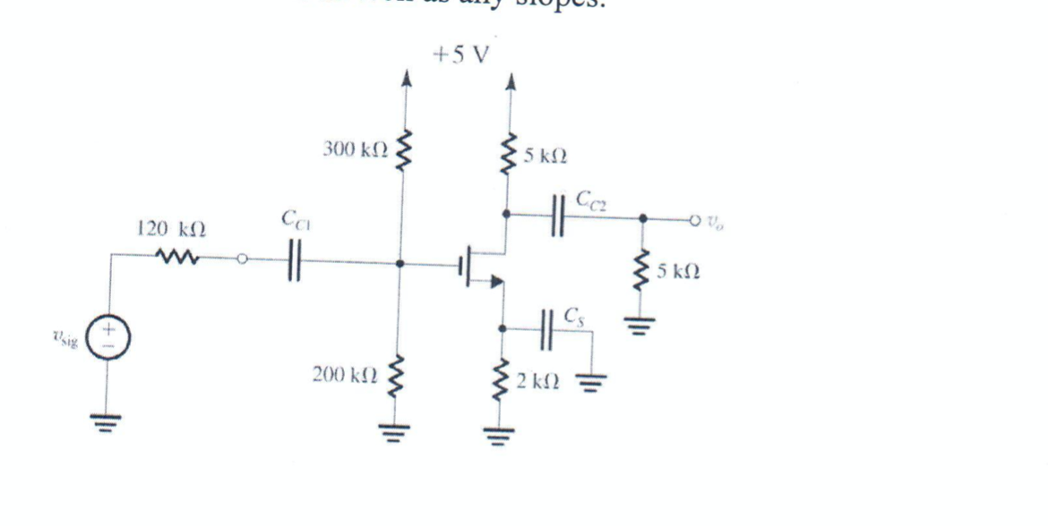 Solved a) Draw the AC small signal equivalent model of the | Chegg.com