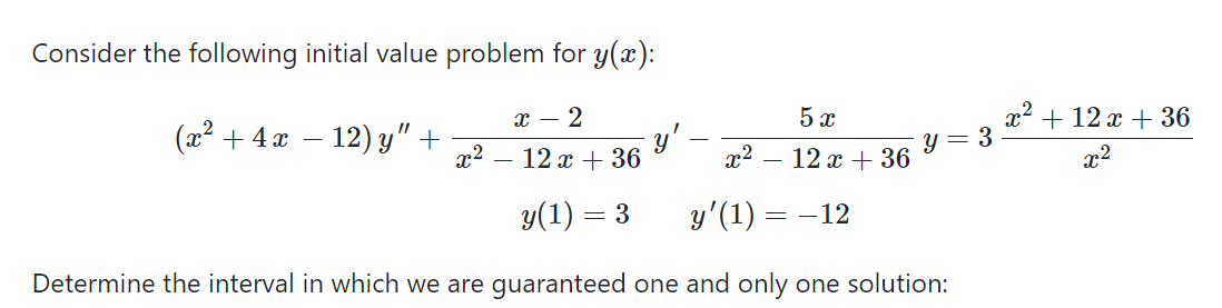 Solved Consider The Following Initial Value Problem For Chegg Com