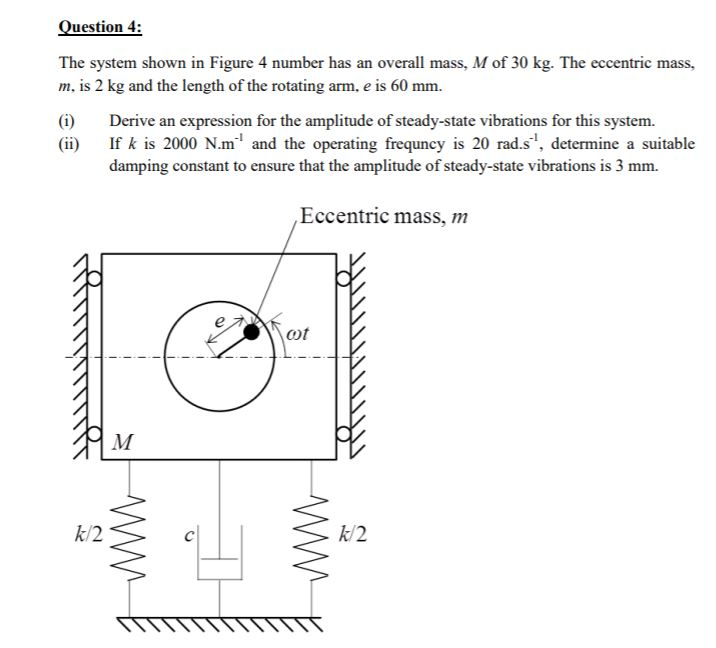 Solved Question 4: The system shown in Figure 4 number has | Chegg.com