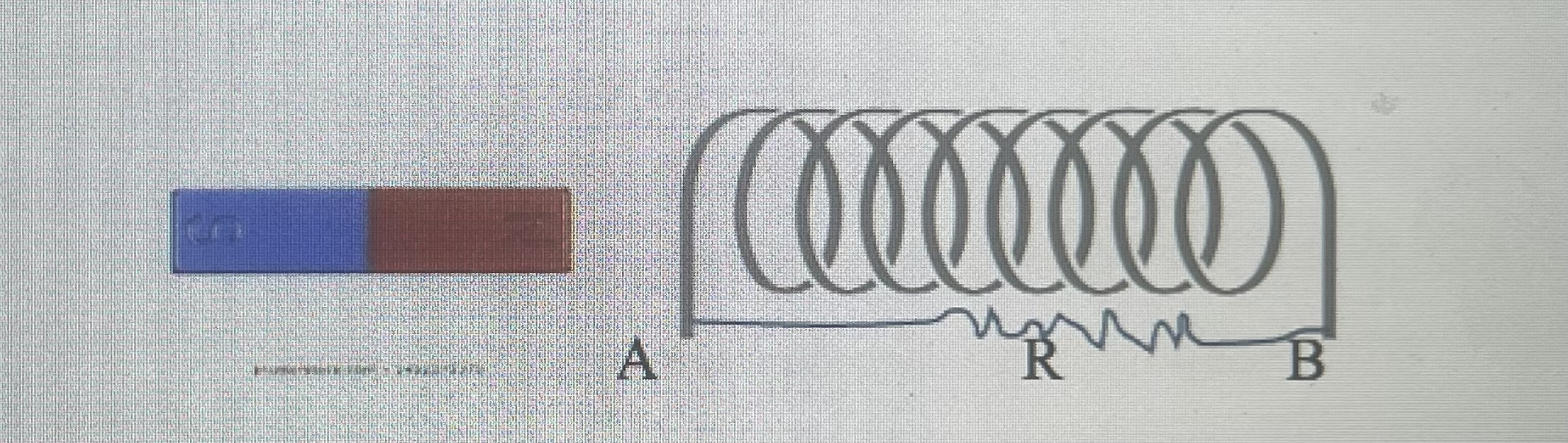 Solved 7) When a is moved relative to the coil,