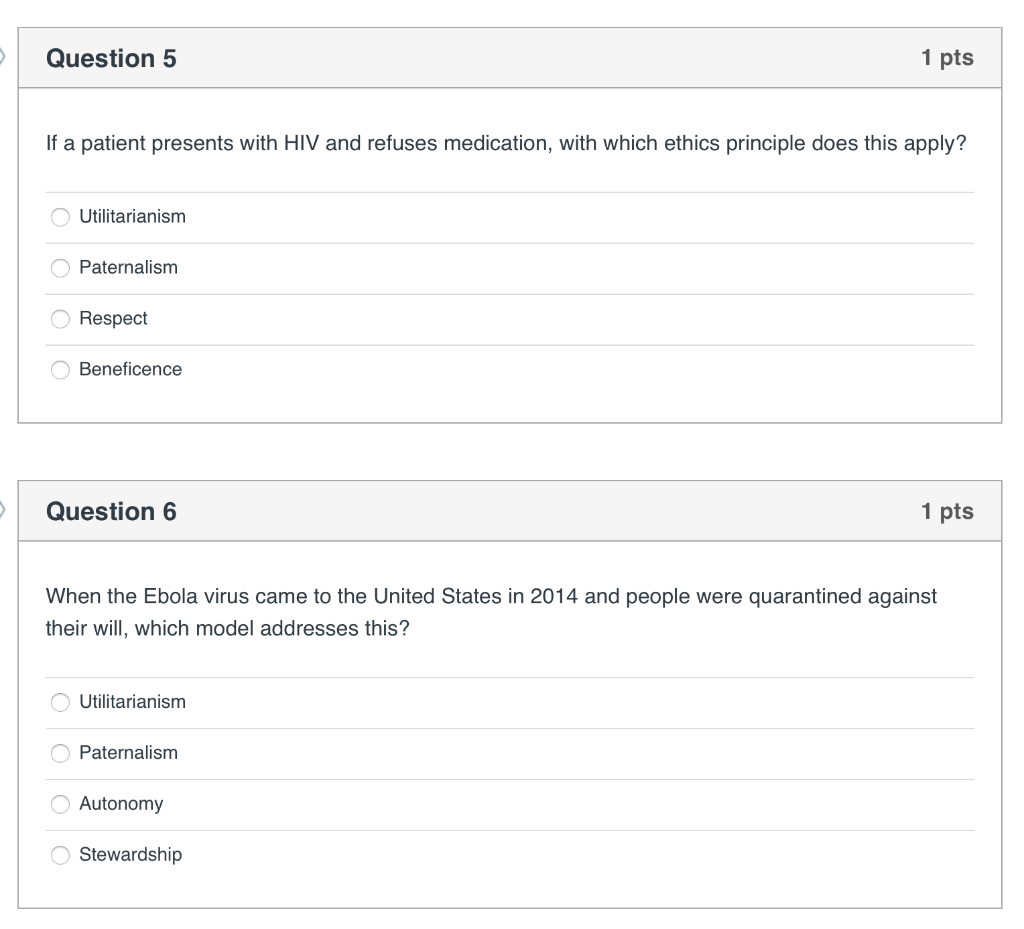 Solved Question 5 1 pts If a patient presents with HIV and | Chegg.com