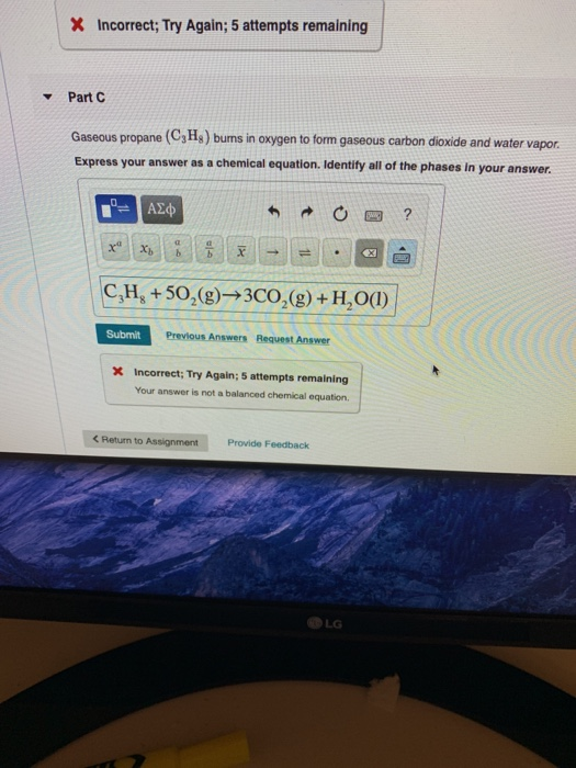 Solved Answer Requested PartB Liquid bromine reacts with