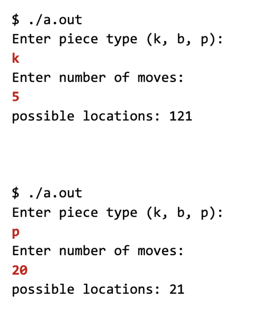 Solved You Should Write A C Program Named Infinitechessc 4172